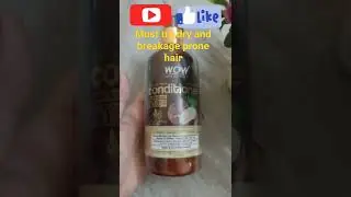 wow coconut milk shampoo and conditioner #samreenlovemakeup #subscribe #short