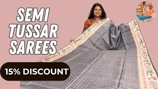 Latest Fancy & Semi Tussar Sarees . Budget-Friendly Office & Daily Wear Saree Collection 2026