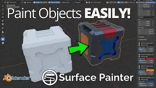 Material creation in Blender made EASIER THAN EVER with Surface Painter
