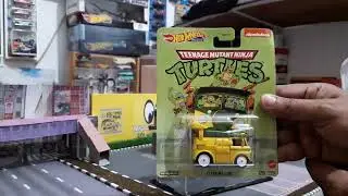 V#39.. Unboxing paket #15 n Review HW Entertainment car TMNT n figure diorama...