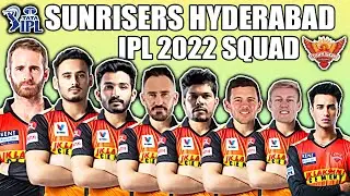 SRH 2022 Squad l IPL 2022