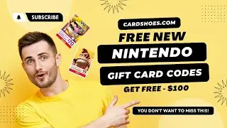 Free New Nintendo Gift Card Codes - Get $100