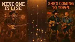 Waylon Jennings - Next One In Line & Waylon and Willie Nelson (AI) She's Coming To Town - 2 songs