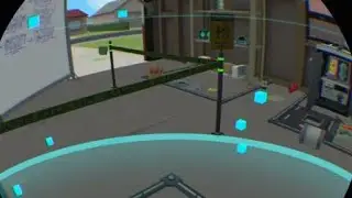 Tetra kills some Gromflites with the Purge Suit in Rick and Morty: Virtual Rick-ality