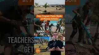 New Shade at Phoenix Schools 🌳 Students Design, Plant, Cool