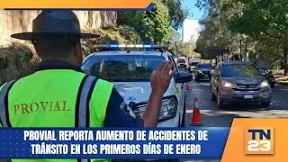 PROVIAL reporta aumento de accidentes de tránsito en los primeros días de enero