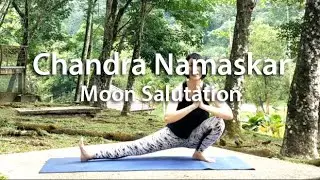 Moon Salutation | Chandra Namaskar | yoganamaste