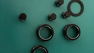 Black Climate Control Knobs