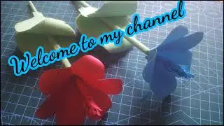 HOW to make Hibiscus paper flower making | DIY  paper Hibiscus | paper cutting |