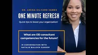 One Minute Refresh: OD Consultant Competencies for the Future