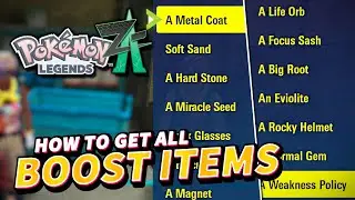 Pokemon Legends Z-A BOOST ITEMS SHOP LOCATION (Unlimited Eviolites, Life Orbs, Assault Vests...)