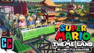 Super Mario Theme Park | Bowser Coaster - Planet Coaster