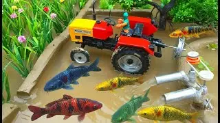 Watching video wildlife animal daily | Most creative Diy mini tractor plough machine