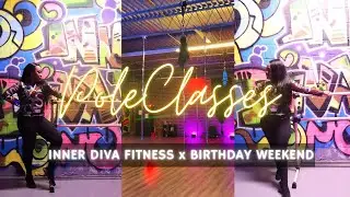 POLE DANCE CLASSES | INNER DIVA FITNESS |CHARLOTTE NC| VLOGMAS DAY 19