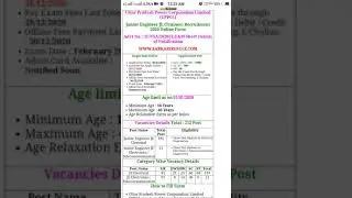 Uttar Pradesh Power Corporation Limited (UPPCL) Junior Engineer JE  Recruitment 2020 Online Form