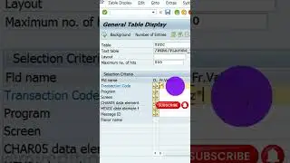 View Custom SAP Transactions at Table Level in 45 Seconds | SAP
