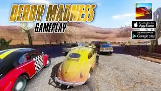 Derby Madness Gameplay | Tactical Racing Game | Console Graphics | IOS | Antares