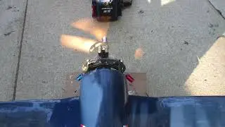 Saito 450R3 75cc 3 cylinder test run with a Xoar 22X10 prop