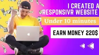 Create a website in 10 minutes || then Earn 220$