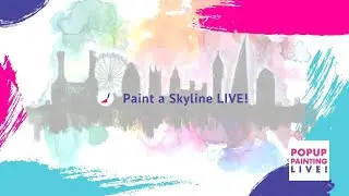 Paint London Skyline Live -Step-by-step Acrylic Painting!