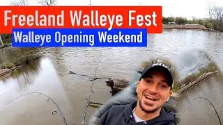 Walleye Opening weekend in Freeland