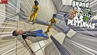 GTA V : OS PESTINHAS | VINGANÇA CONTRA TIJOLINHO E POLICIAL NA FEBEM | EP 12