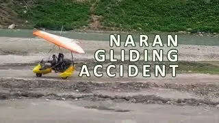 Naran Paraglider Crash | Tourist with Pilot Crashes in Mountain near Rafting Area