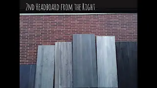 Tutorial: How to Create Drift Wood Gray Headboard