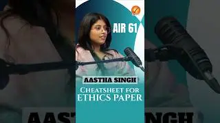 Cheatsheet For Ethics Paper | AIR | Aastha Singh | Vajiram and Ravi