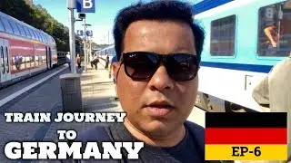 EP-6 CZ🇨🇿| Train Journey from Prague to Germany🇩🇪| Eurocity & Local Trains |Almost missed my train