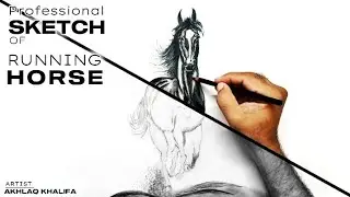 How To Draw A Running Horse  |  Step By Step Tutorial