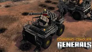 USA MARP + Victory 1 vs 3 USA Super (MOD CONTRA X BETA) C&C Generals Zero Hour