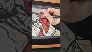 COLORING MY DARK FANTASY COMIC #comic #comicart #manga #indiecomic #digitalart #fashion #webcomic