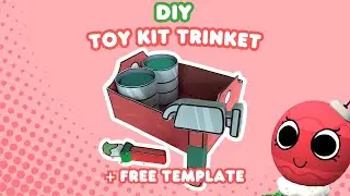 DIY Bobette's Toy Kit Trinket Tutorial! |+Free Template✂️| #dandysworld
