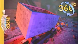 360 Minecraft Roller Coaster [ANIMATION] - 4k HD