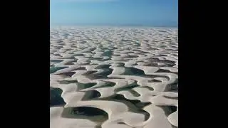 Lencois Maranhenses National Park, Brazil by Drone #Shorts