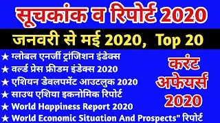 2020 के सभी सूचकांक _ प्रमुख सूचकांक 2020 _ Index 2020 _ India Rank in Different Index