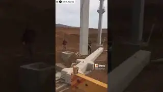 assim s&atilde;o colocados os pilares pr&eacute; moldados