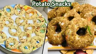 Sawan special Recipes | Tea Time Snacks Recipes | Potato Rings | Potato Donuts by Anila&rsquo;s Dining