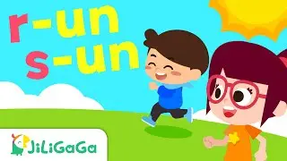 un | fun run sun bun 🏃&zwj;♀️🌞🍞🎶 | Fun with Phonics | Jiligaga