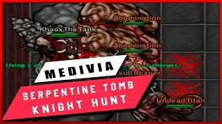 |Medivia Online| Serpentine Tomb| Knight hunt 1.2kk + profit|