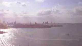 Miami Boat Traffic Sunset (Time Lapse - No Sound)