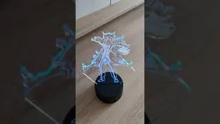Lamptee 3D Illusion Lamp Naruto Kurama Night Light
