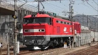 JR貨物 EF510-3号機 試運転 矢賀駅横の踏切 2012.3