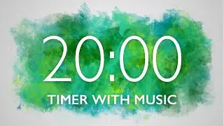 20 Minute Timer for Classroom with Relaxing Music 🎵⏰