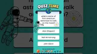 What is Name of First American Astronaut to Walk on the Moon? | Neil Armstrong | #shorts