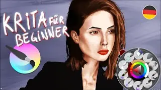 Getting started with Krita | Best free drawing software | German tutorial