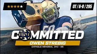 4-star OT Owen Strebig commits to Notre Dame LIVE on 247Sports | Live Commitment