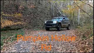 Breaking down at the DBBB - Pumpkin Hollow Rd trail.