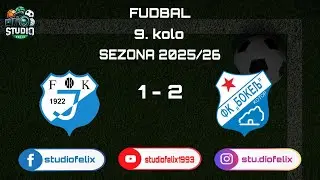 OMLADINCI  JEDINSTVO  -  BOKELJ   1 : 2   9. kolo  19.10.2025.